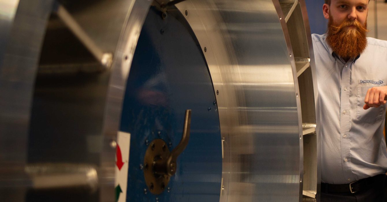 Stainless Metalcraft Apprentices Ryan and Shelby